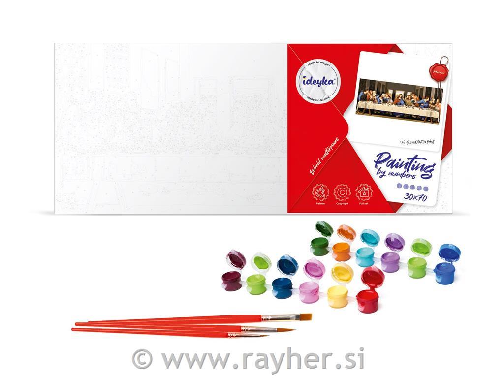 Slikanje po številkah, The Last Supper, Leonardo da Vinci, 70x30cm