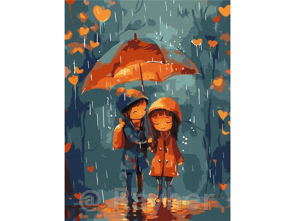 Slikanje po številkah, Under the umbrella