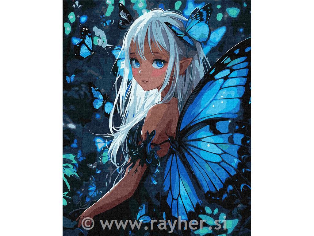 Painting by Numbers, Magic butterflies, 40x50 cm