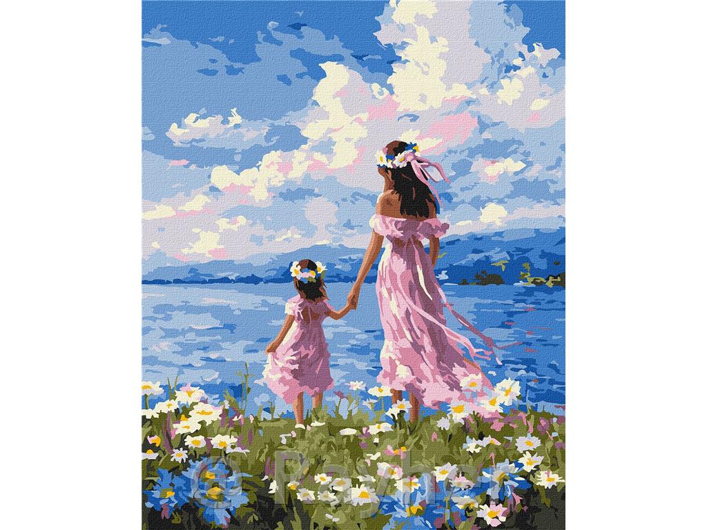 Slikanje po številkah, Mother and daughter