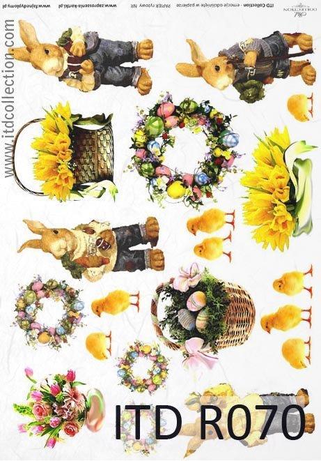 DECOUPAGE PAPIR RIŽEV A4, VELIKA NOČ 13