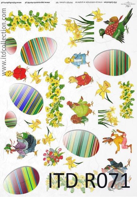 DECOUPAGE PAPIR RIŽEV A4, VELIKA NOČ 17