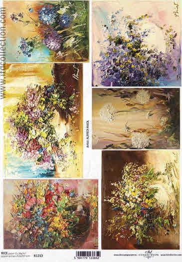 DECOUPAGE PAPIR RIŽEV A4, ŠOPKI