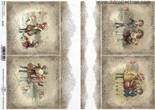 Decoupage paper - Vinatge Christmas