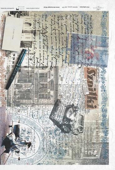 DECOUPAGE PAPIR RIŽEV A4, VINTAGE PISAVA