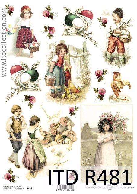 DECOUPAGE PAPIR RIŽEV A4, VELIKA NOČ 9