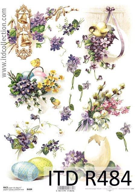 DECOUPAGE PAPIR RIŽEV A4, VELIKA NOČ 7