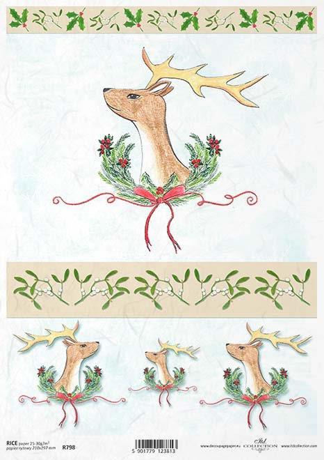 DECOUPAGE PAPIR RIŽEV A4, JELENČEK