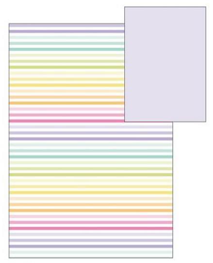 Vario karton 250g 50x70 cm, mavrične črte