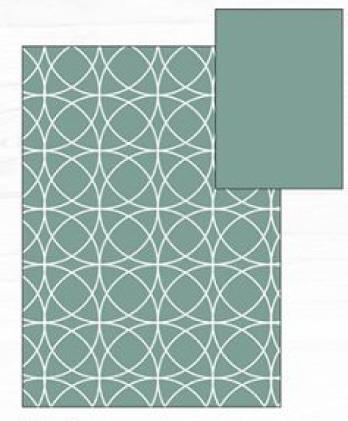 Vario karton 250g 50x70cm krogi vintage green