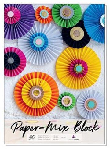 Ust.mapa 3 v 1 Tonpapir+Fotokarton A4, 10x 130g; 10x 170g; 1