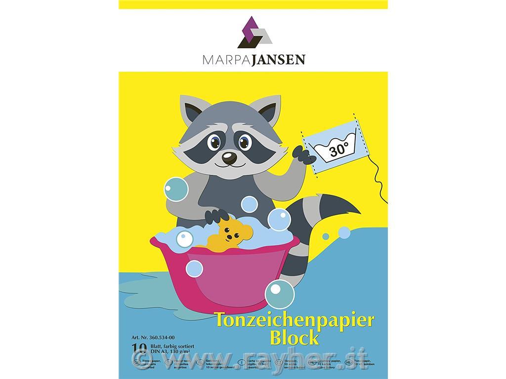 Set of papers A4 10 sheets Pastel Mix