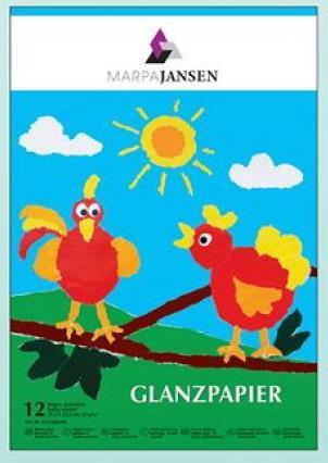 Ust.mapa Svetleč papir 80g 22,5x32,5cm, 10 listov