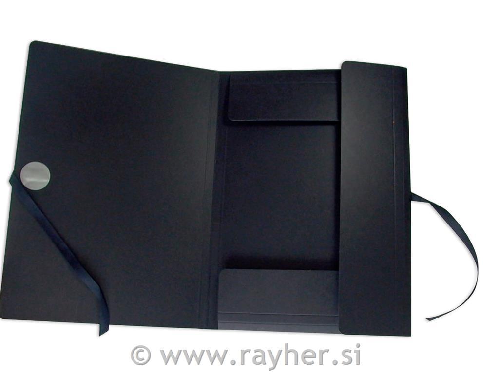 Mapa iz črne lepenke A3 700g