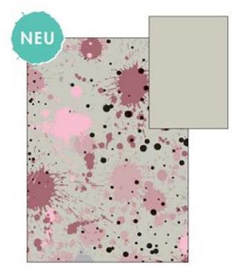 Karton GreyLine 230g 50x70 cm, razlita barva