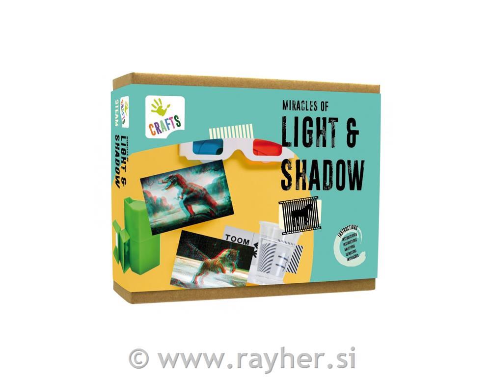 Ustvarjalni set: Svetloba in sence