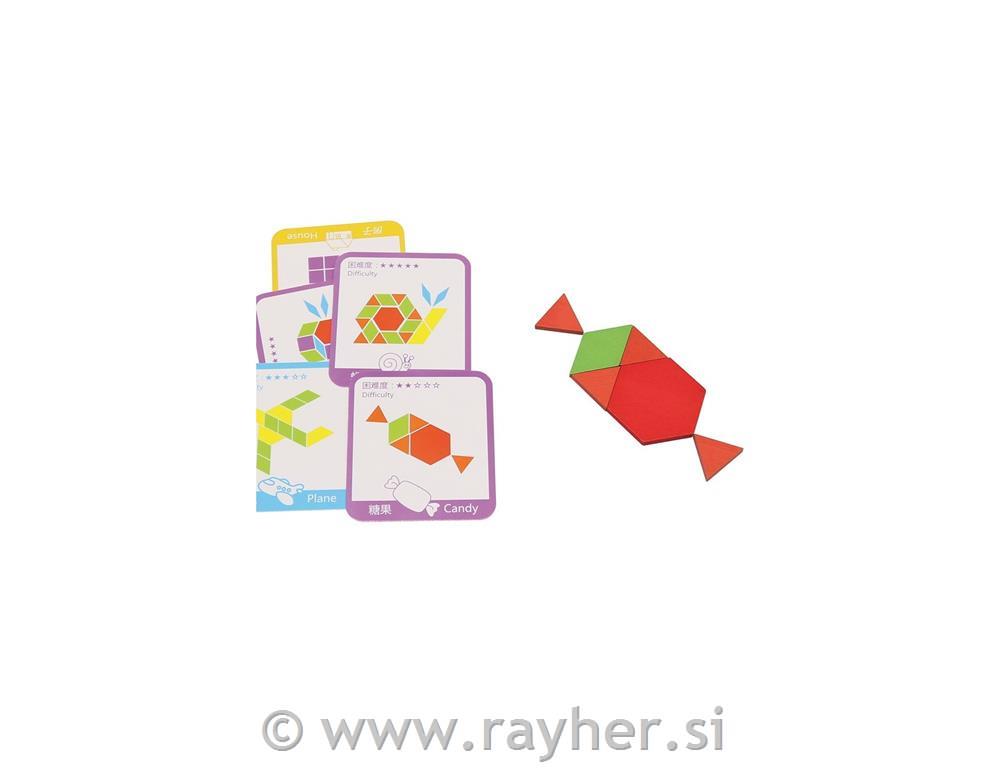 Ustvarjalni set: Leseni Mozaiki