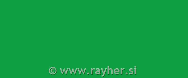 Barva za porcelan in steklo, 20ml, zelena, pokrivna