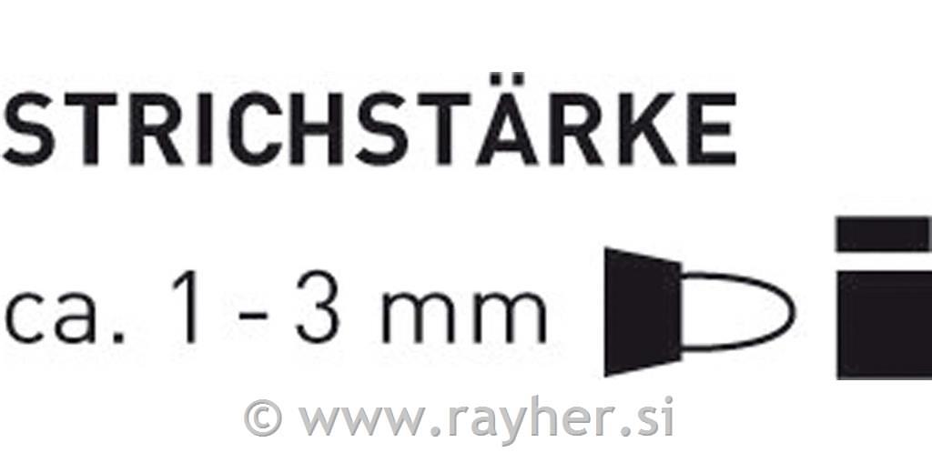 Flomaster za porcelan Easy črn