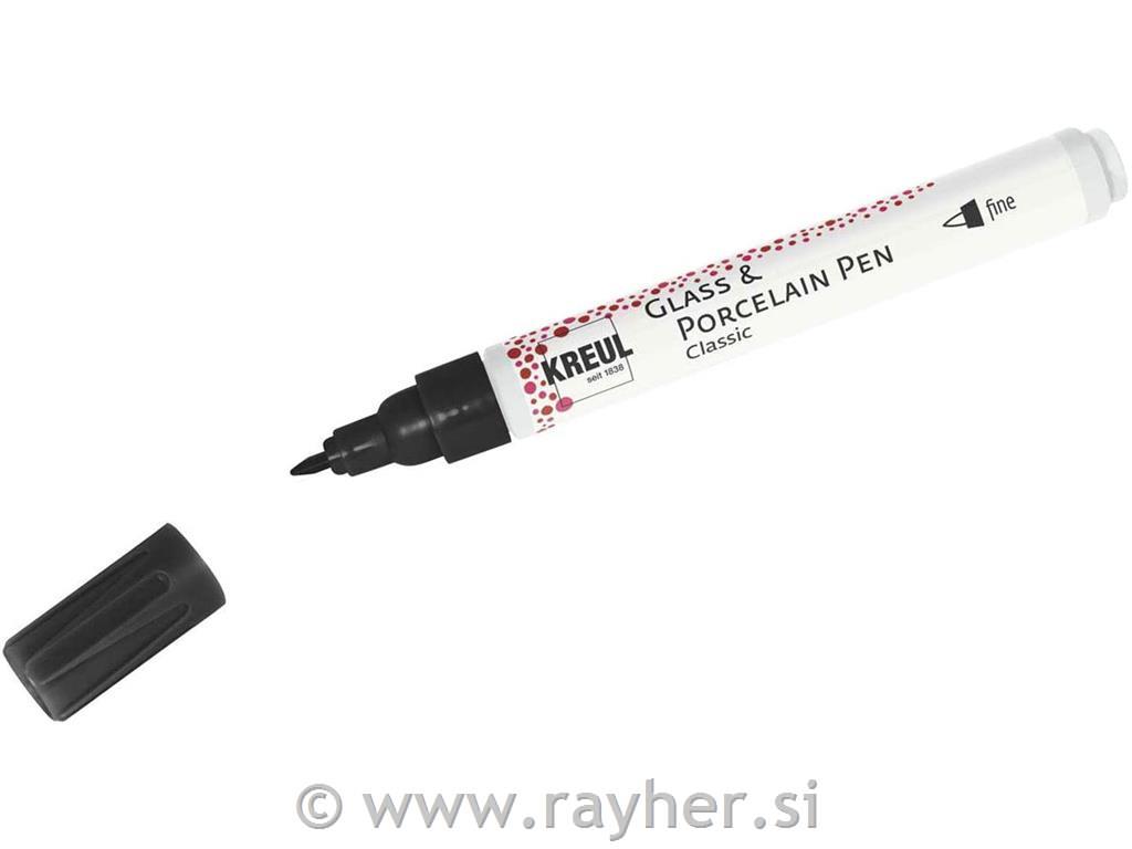 Flomaster za porcelan, Fine črn