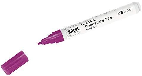 HOBBY LINE Porcelain Pen metallic, purpl