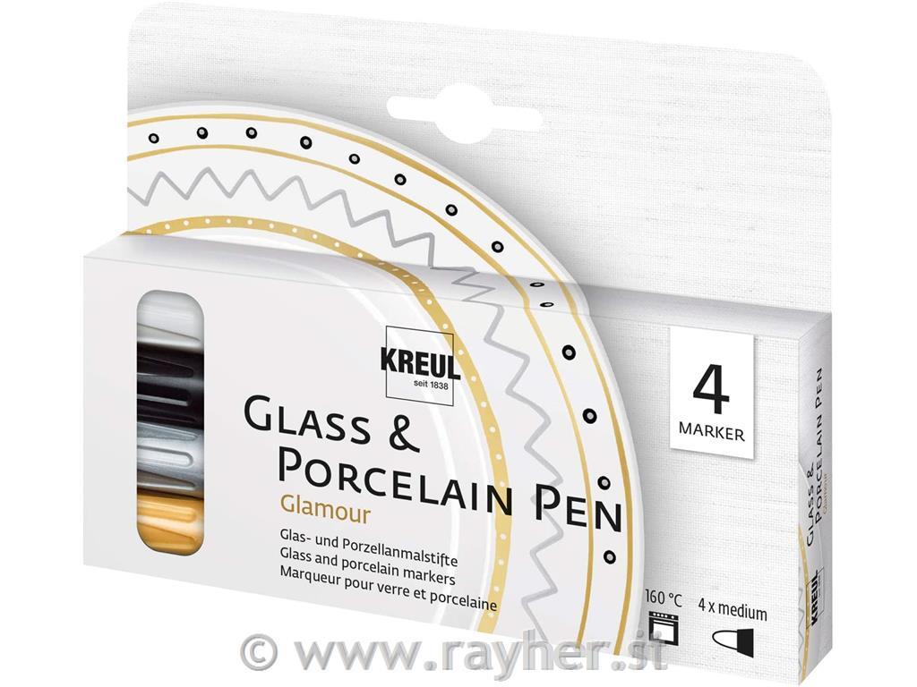 Flomastri za porcelan set 4 Glamour
