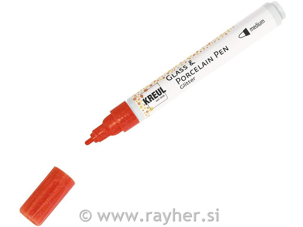 HOBBY LINE Porcelain+GlassPen Glitter 1