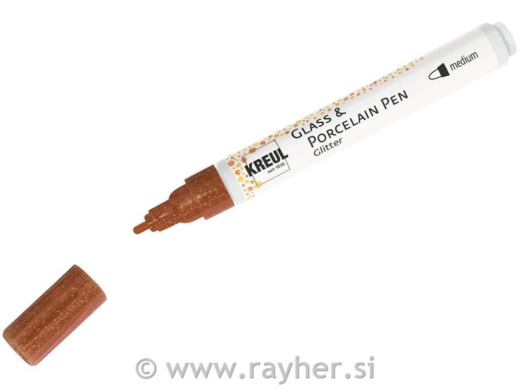 HOBBY LINE Porcelain+GlassPen Glitter 1
