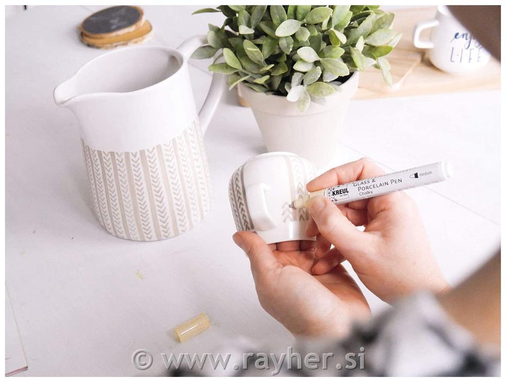 Flomastri za porcelan Chalky set 5