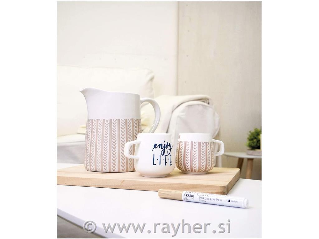 Flomastri za porcelan Chalky set 5