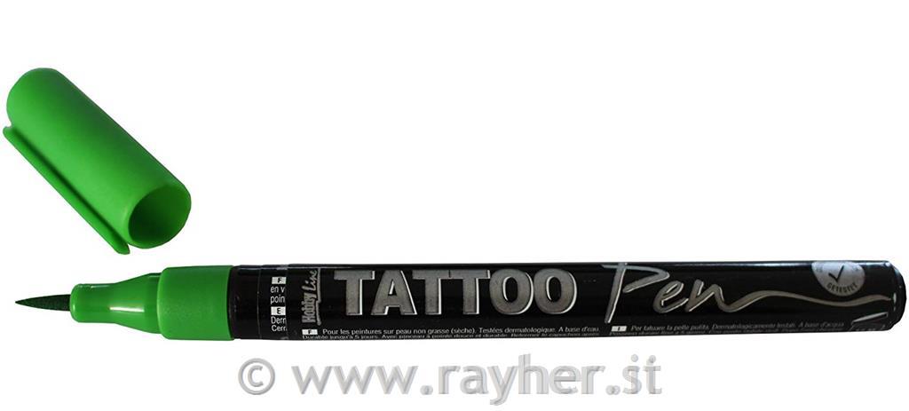 Tattoo Pen, zelen