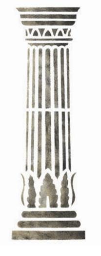 BRICO self-adhesive stencil Column 1, 1