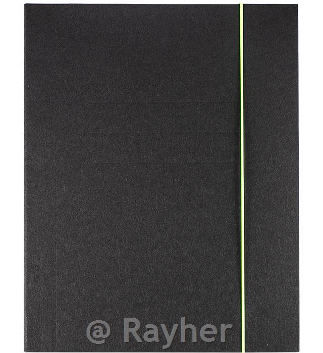 Mapa A4 z elastiko, črna