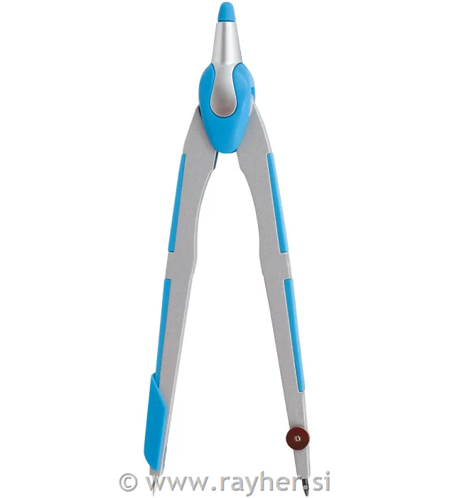 Šolsko šestilo Grand, modro/roza