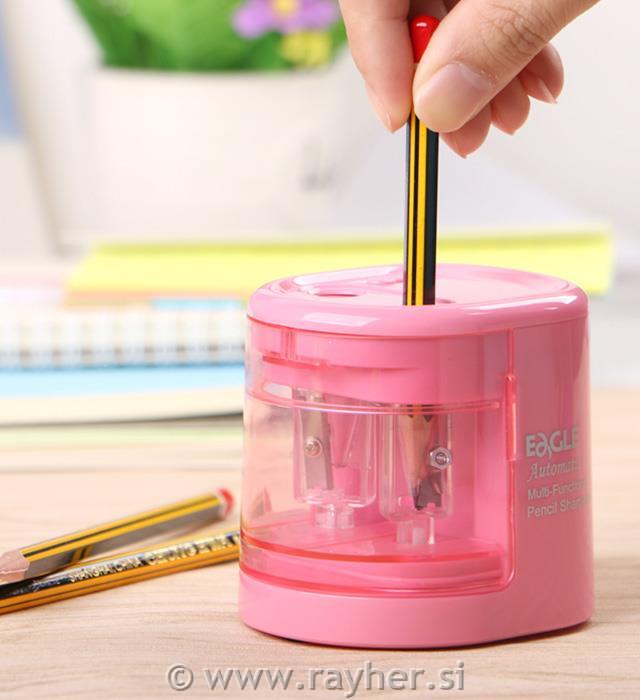 Baterijski šilček, roza, dve rezili