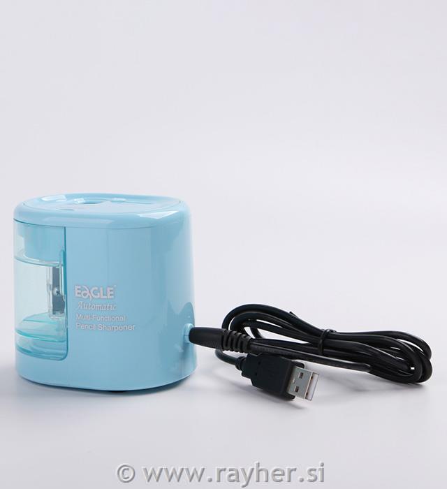 Sharpener, violet, 2 holes, blue