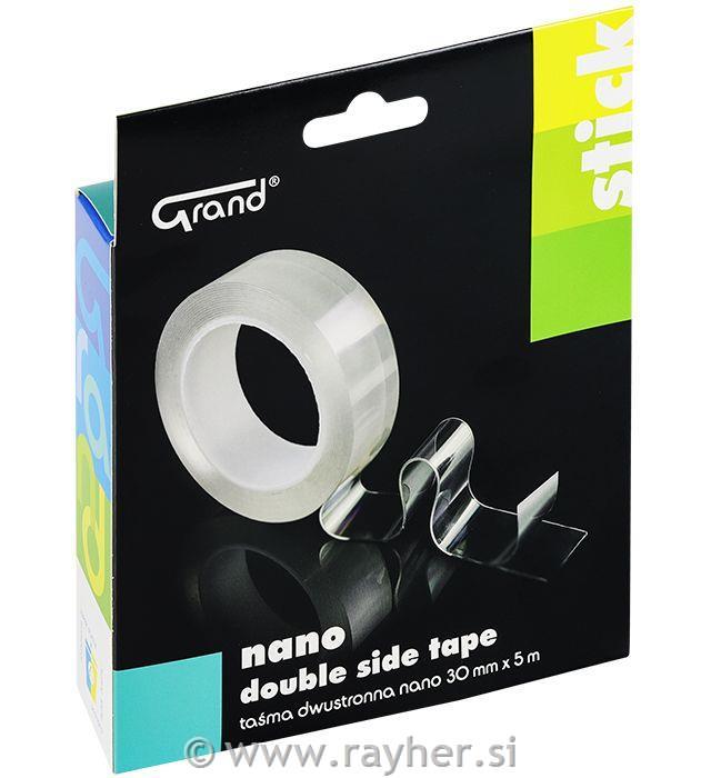 Double side nano tape, 30mm x 5m x 1mm