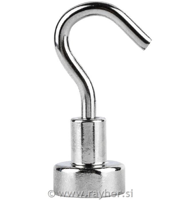 Magneti s kavljem, 12mm, set 5