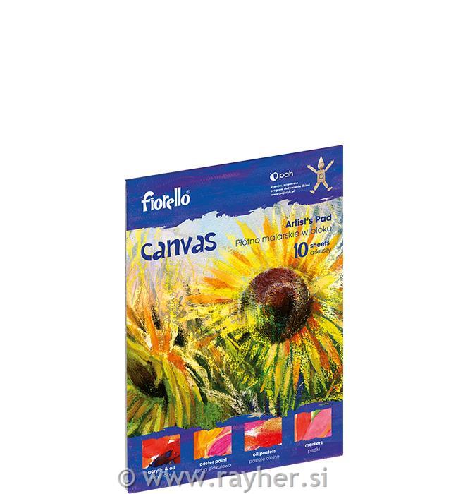 Platno v bloku, set 10, 22,7 x 30 cm