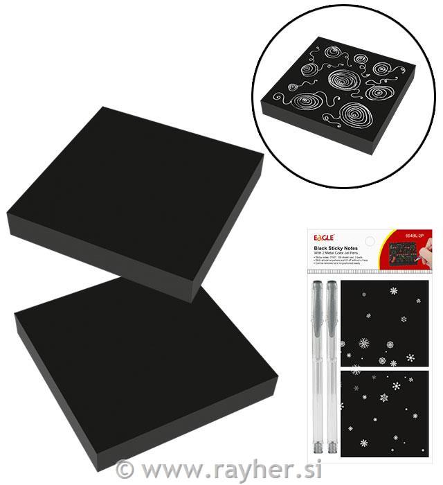 Samolepilni lističi in dve pisali