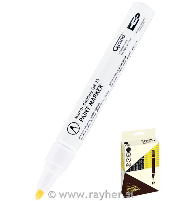 Oljni marker, Paint Grand, bel