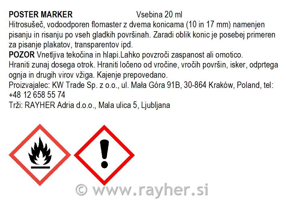 POSTER Marker, moder