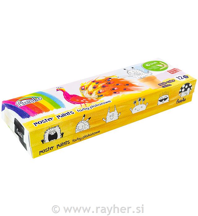 Tempera barve v lončku, 12 x 20 ml