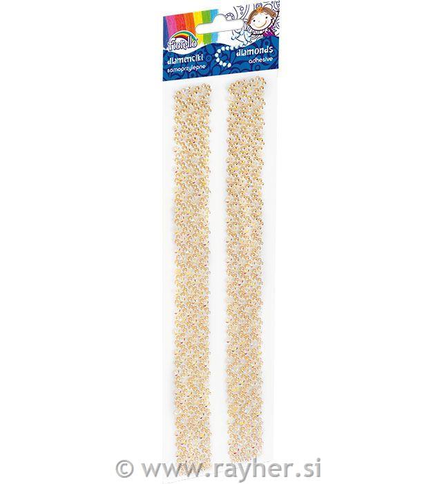 Kristali, samolepilni, zlati