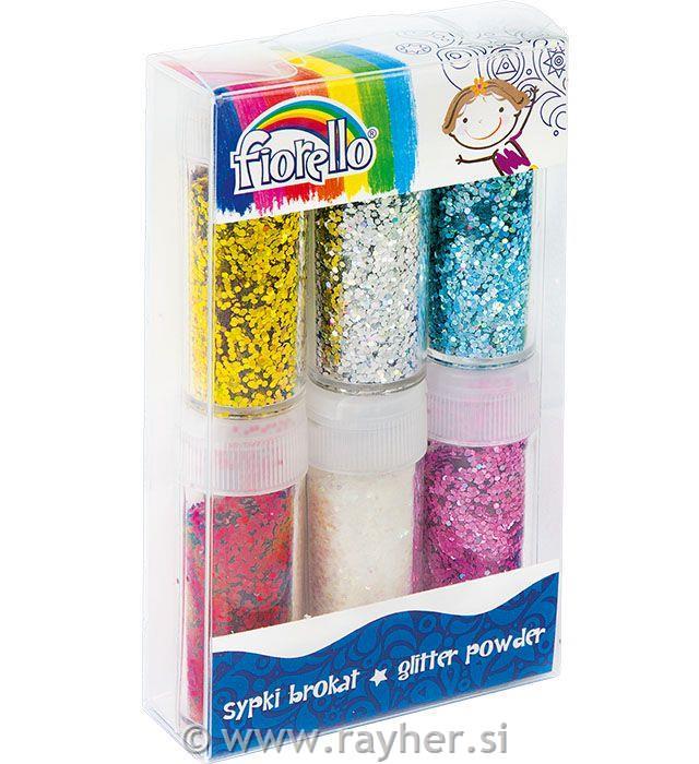 Bleščice, set 6 x 10 g, mešane