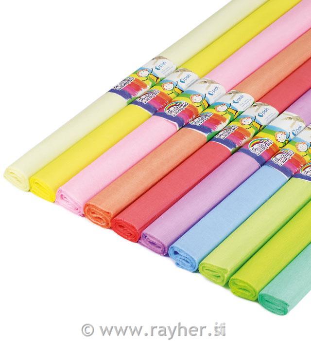 Crepe paper pastel, 10 rolls
