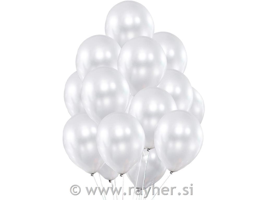 Balloon, 25cm, 50 pc, white