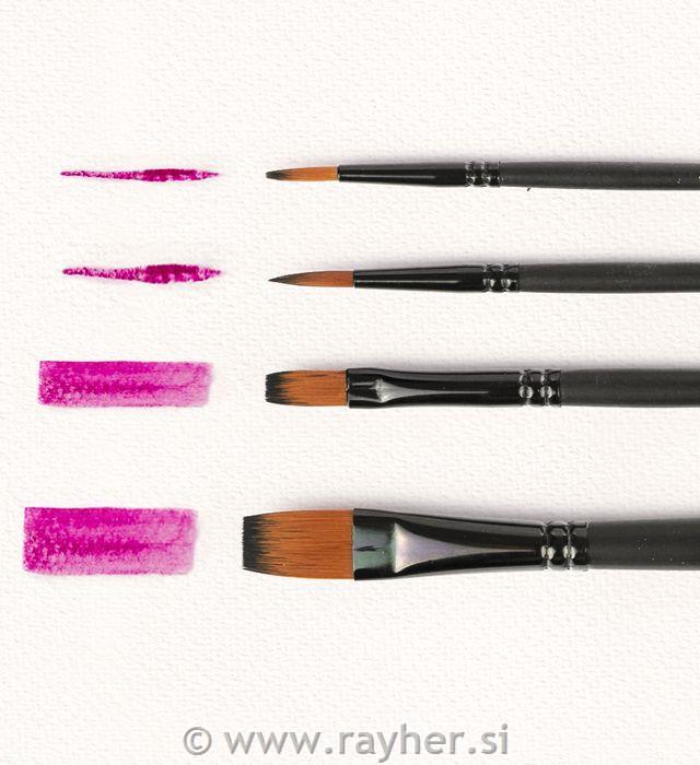 Čopiči, set 4, umetniški