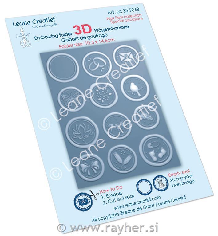 Teksturna plošča Posebne priložnosti, pečati