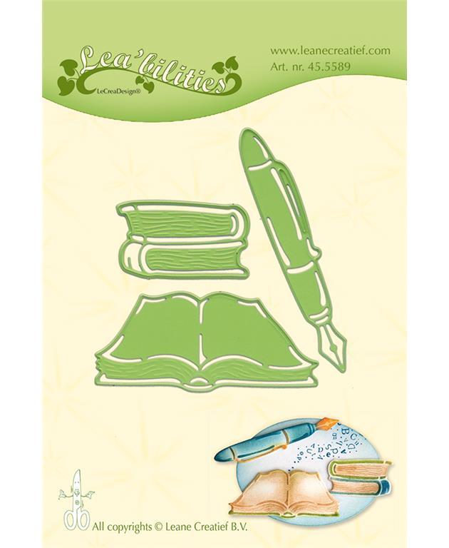 ŠABLONA LEA'BILITIES KNJIGE IN PERO